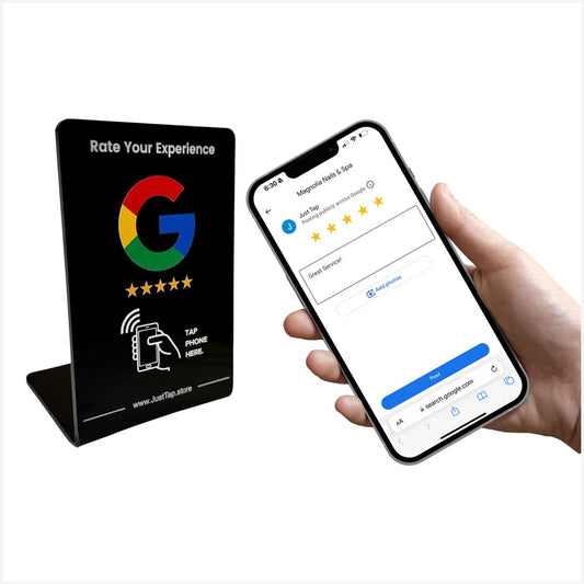JustTap - Google Review Stand